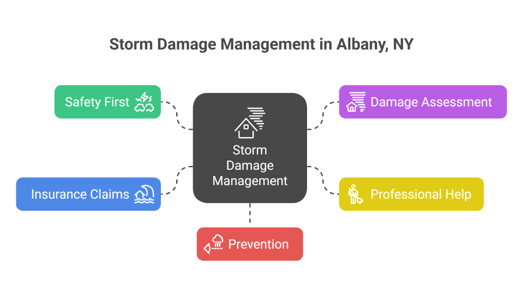 Storm damage help summary